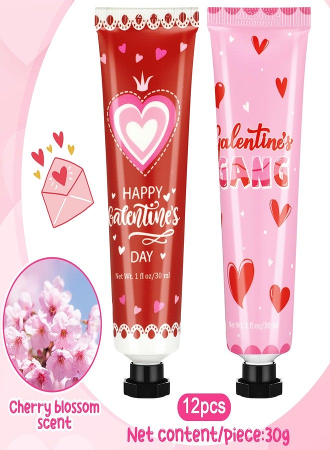 Dimsile 72 Pcs Valentine's Galentine's Day Gifts Hand Cream and Lip Balm Makeup Bag Hair Scrunchies Bulk Set with Organza Bag Heart Shaped Happy Galentine's Day Gift Card for Women Friends - Image 2